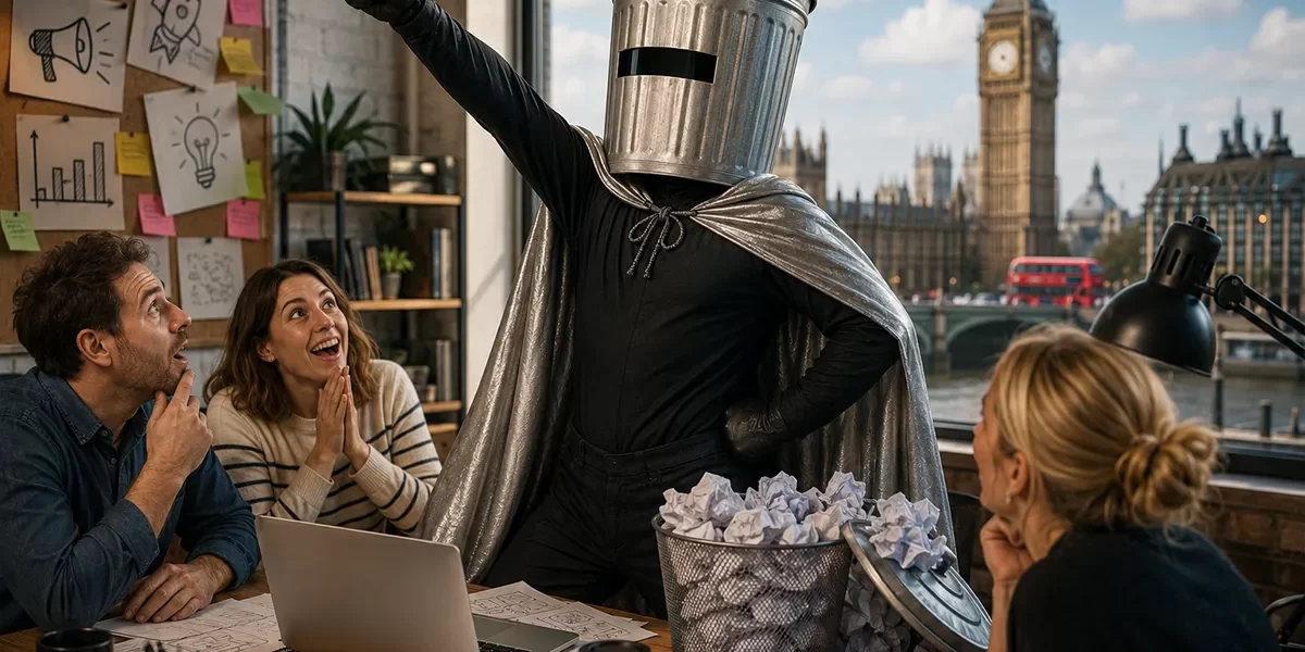 What Marketers Can Learn From Count Binface (And Why Your Next Campaign Might Need a Dustbin Helmet)