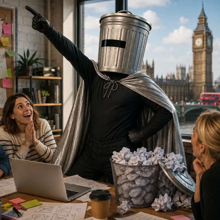 What Marketers Can Learn From Count Binface (And Why Your Next Campaign Might Need a Dustbin Helmet)