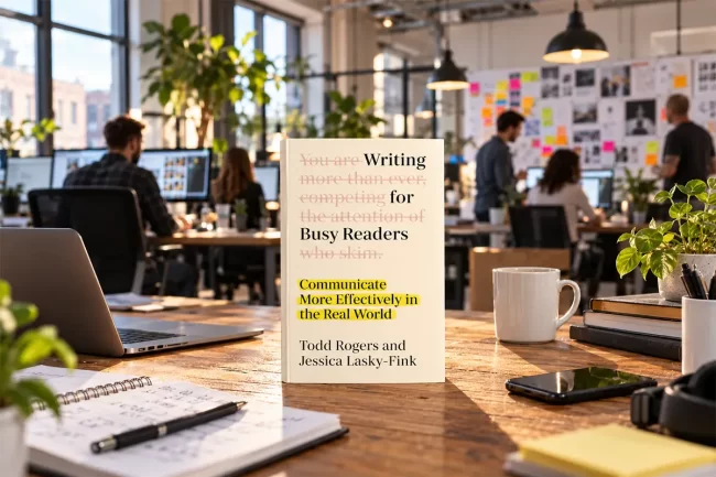 Writing for Busy Readers: communicate more effectively in the real world by Todd Rogers and Jessica Lasky-Fink.